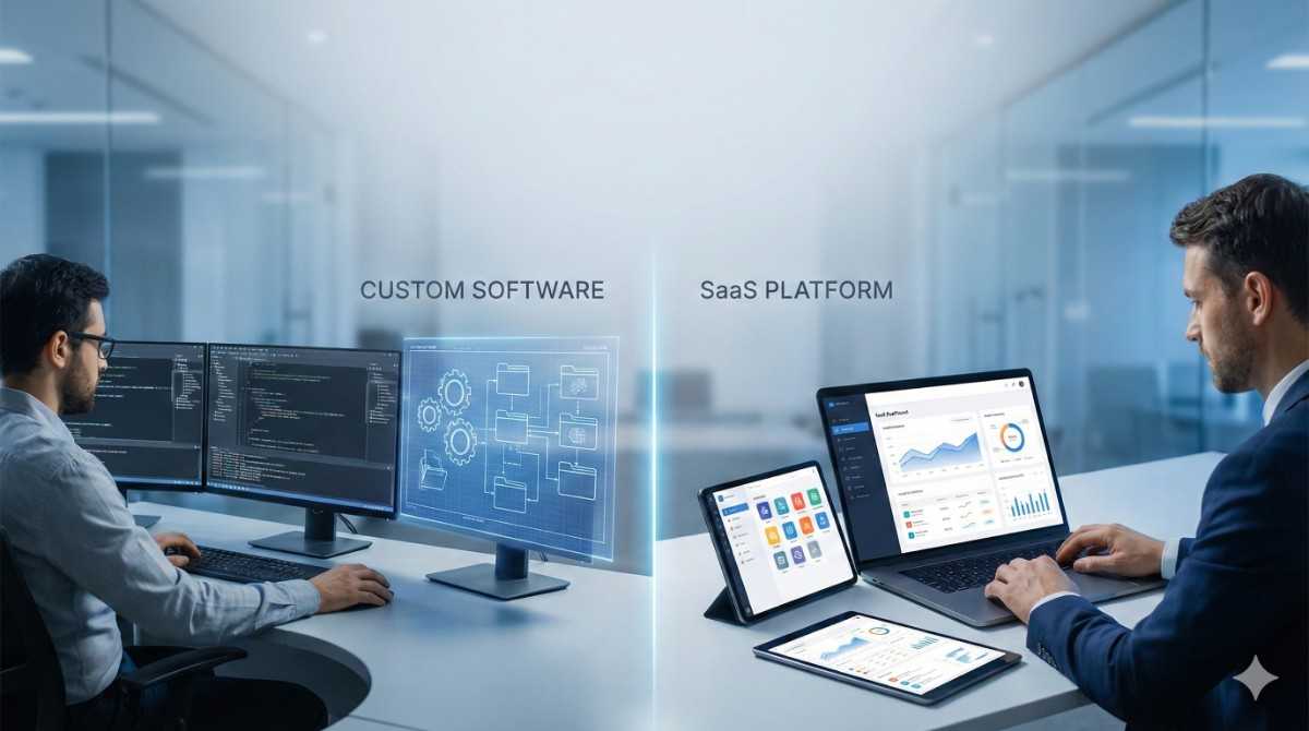 Custom Software vs SaaS for Growing Companies